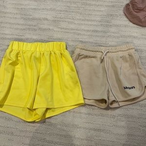 2 pairs of comfy shorts!!